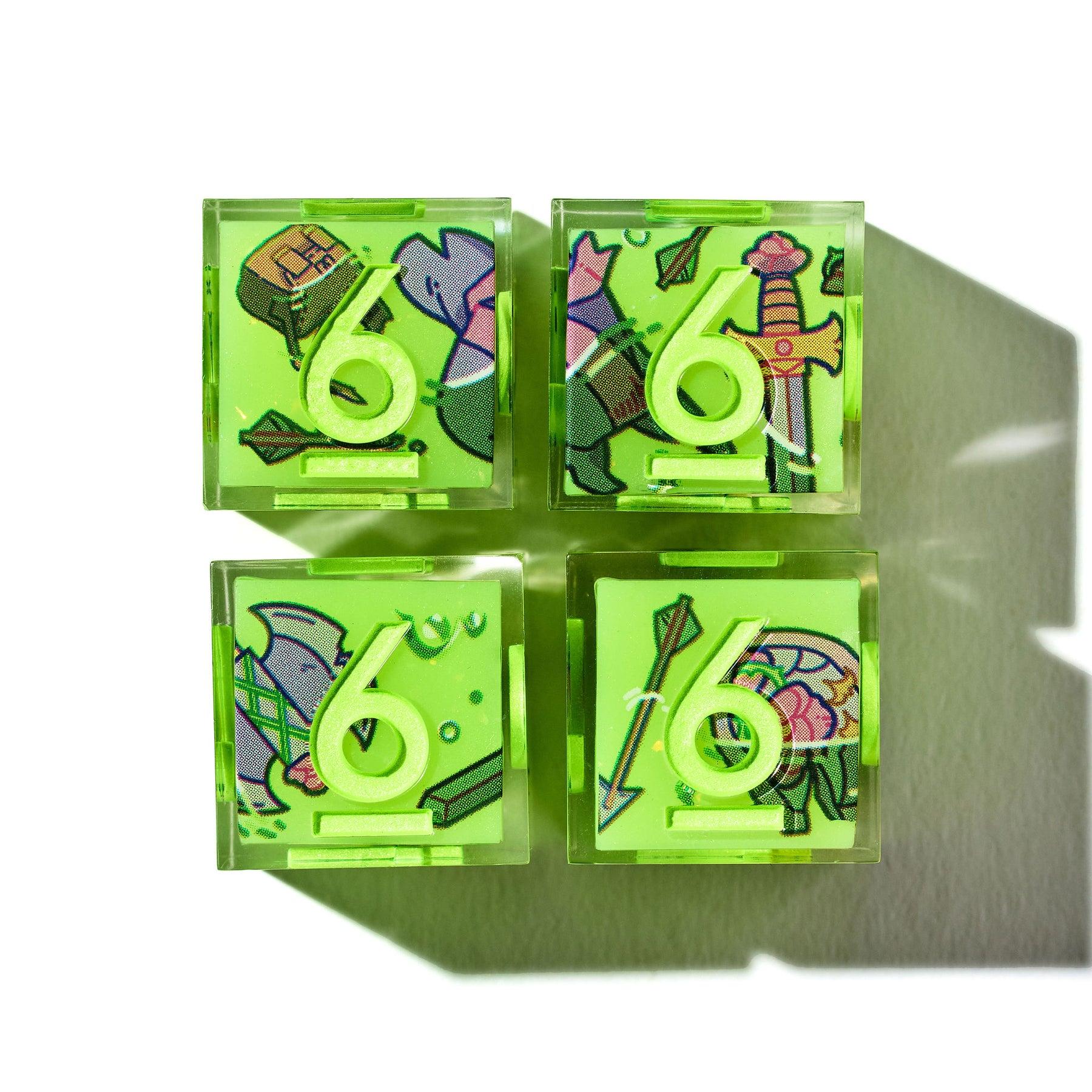 Death by Ooze D6s archive reference